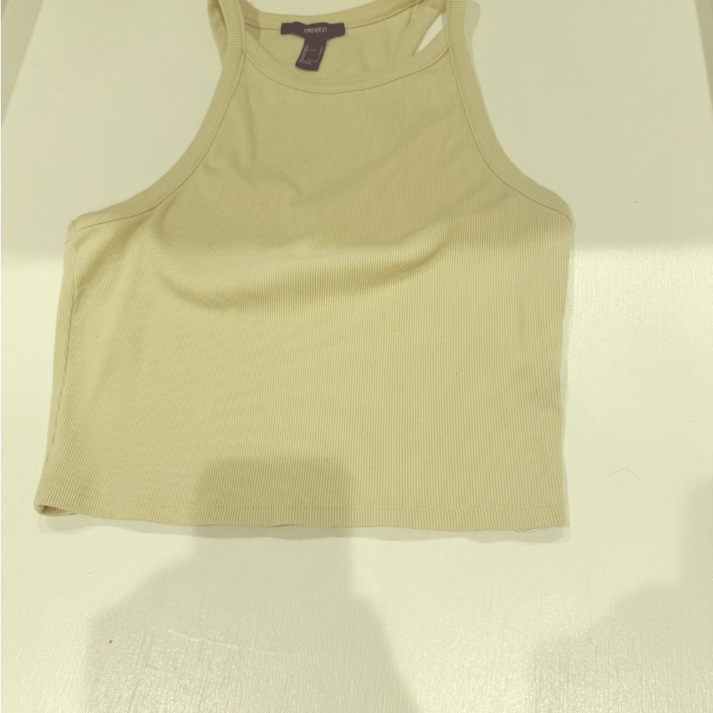 Forever 21 Beige Tank Top